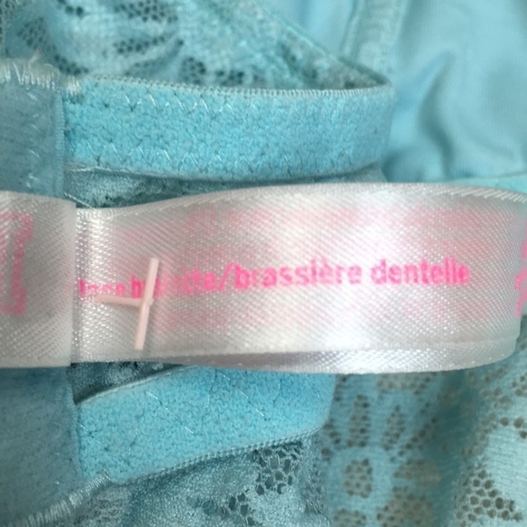 Victoria’s Secret Blue lace Halter Bralette - Picture 6 of 9